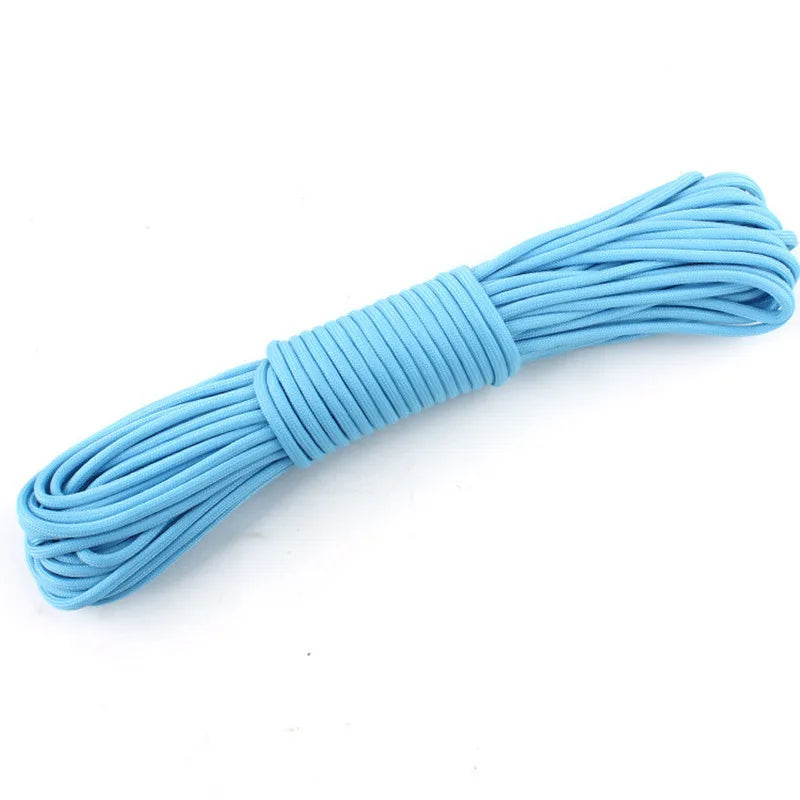 Glow in The Dark Luminous Paracord Rope 9 Strands 4mm Nylon 550 Tent Cord Parachute Camping Bundle Lanyard Survival EDC