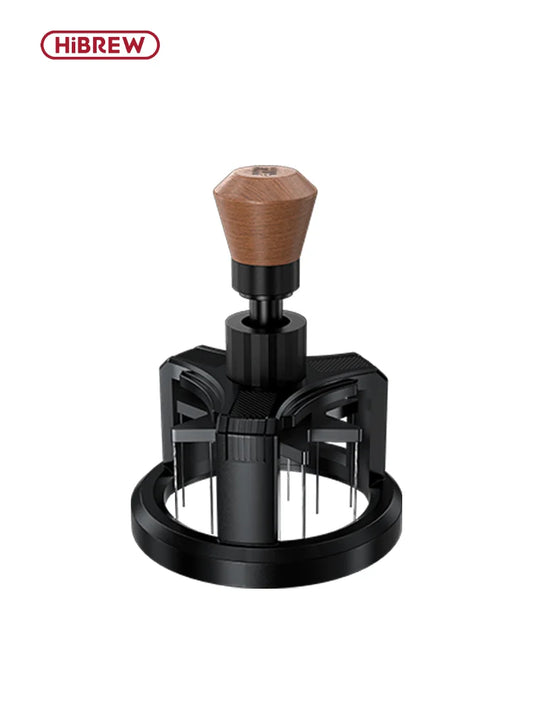 HiBREW Rotary 58mm Espresso Stirrer Portafilter Distribution Tool Needle Distributor Magnetic for Coffee Machine H10A H13 G5