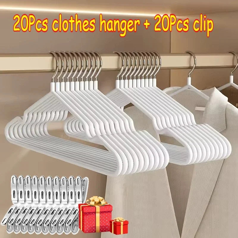 Stainless Steel Non-Slip Hangers Durable Heavy-Duty Wardrobe Organizers Suitable for Home Bathrooms Bedrooms Closets Wardrobes