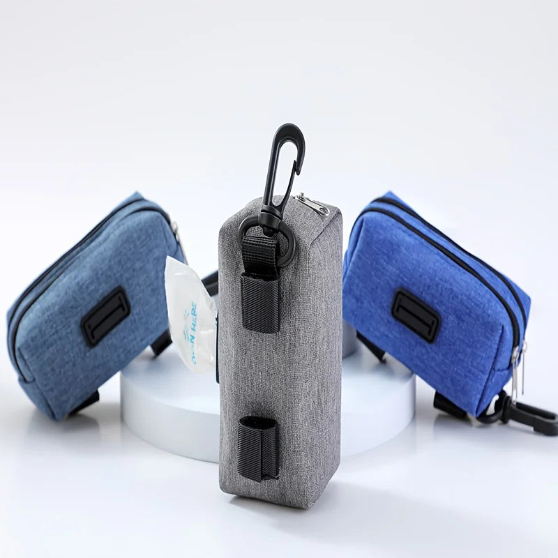 Portable Dog Poop Bag Holder Multifunctional Pet Waste Bag Dispenser Pet Treat Bags Cleaning Tools Dog Accessories