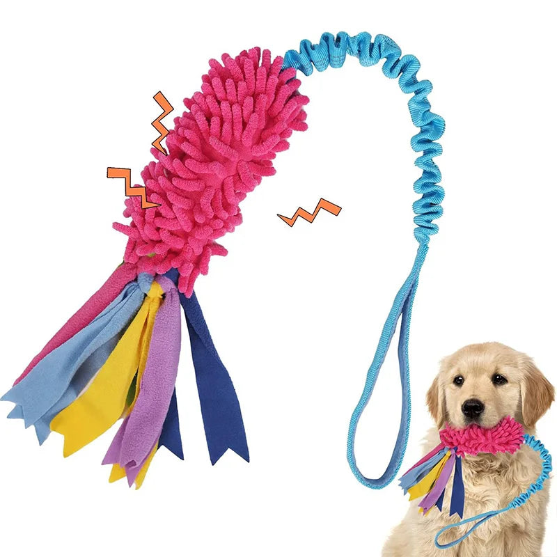 Bite-resistant Dog Tug Of War Toy Interactive Dog Rope Toy Durable Pet Sounding Toys for Small Medium Large Dogs Dog Chew Toys
