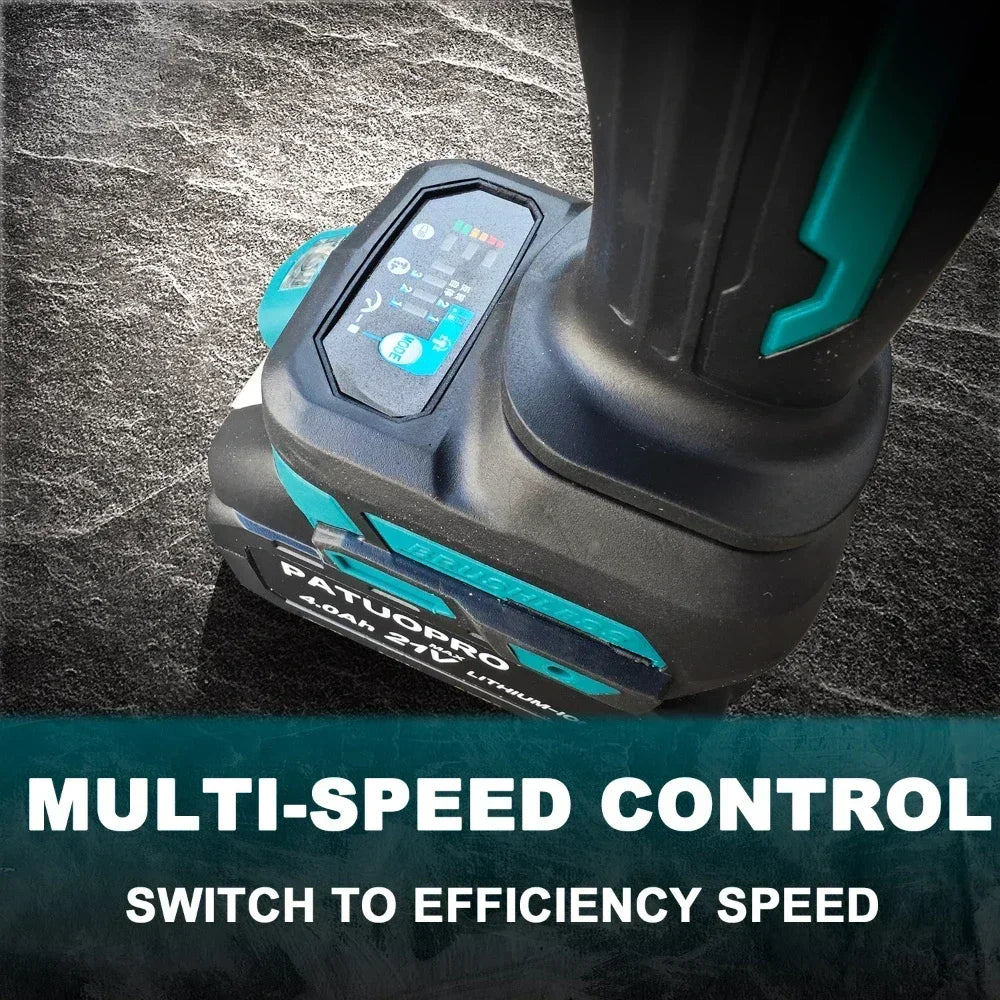 2000 Nm Oplaadbare Handheld Elektrische Slagmoersleutel Borstelloze Snoerloze Sleutel voor autoreparatie Elektrisch gereedschap voor Makita 18V-accu