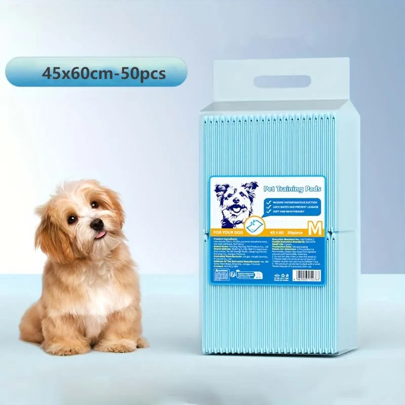 Absorbent Pet Diape Thickened Puppy Training Pads Cat Dog Pee Pads Leak-Proof Pet Urine Mat Quick Dry Pet Supplies