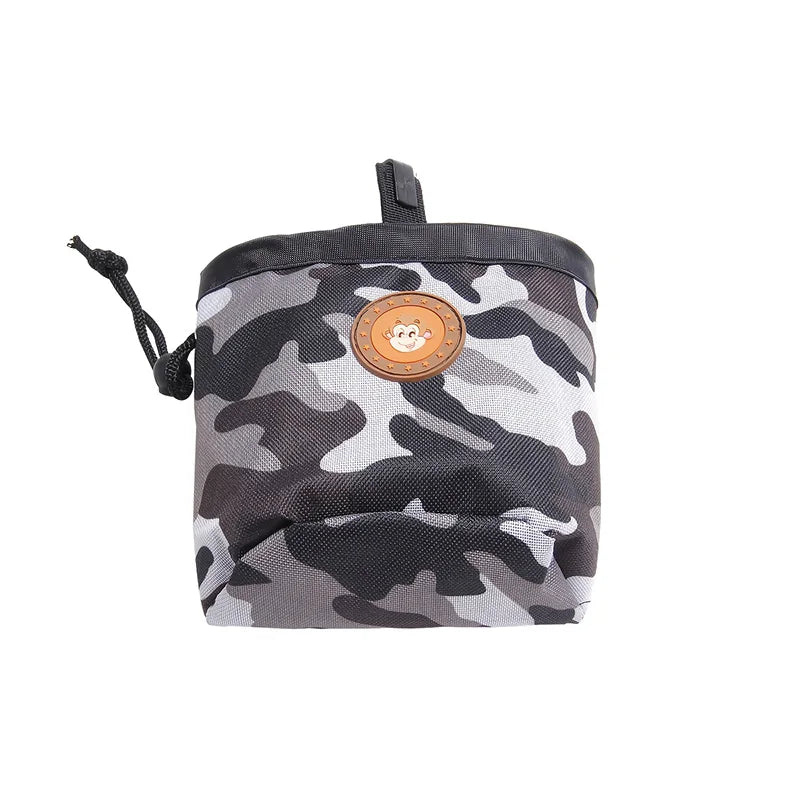 Portable Pet Dog Training Waist Bag Large Capacity Puppy Reward Bags Outdoor Feed Storage Pouch Snack Waist Bag