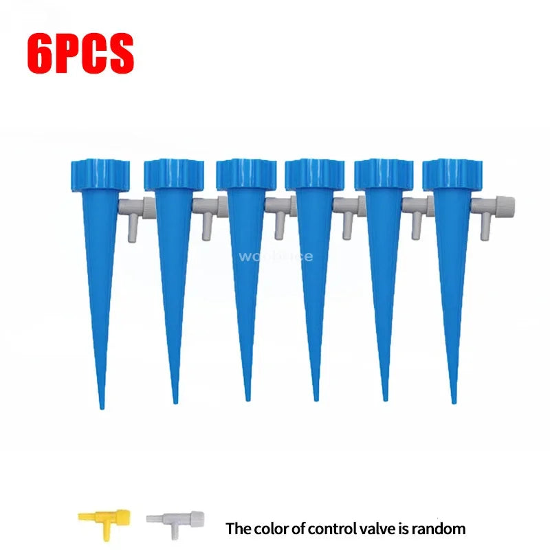 1-48pcs Drip Irrigation Self-watering Pot Automatic Drip Irrigation Kit Plant Watering Device Adjustable Control Water Dripper