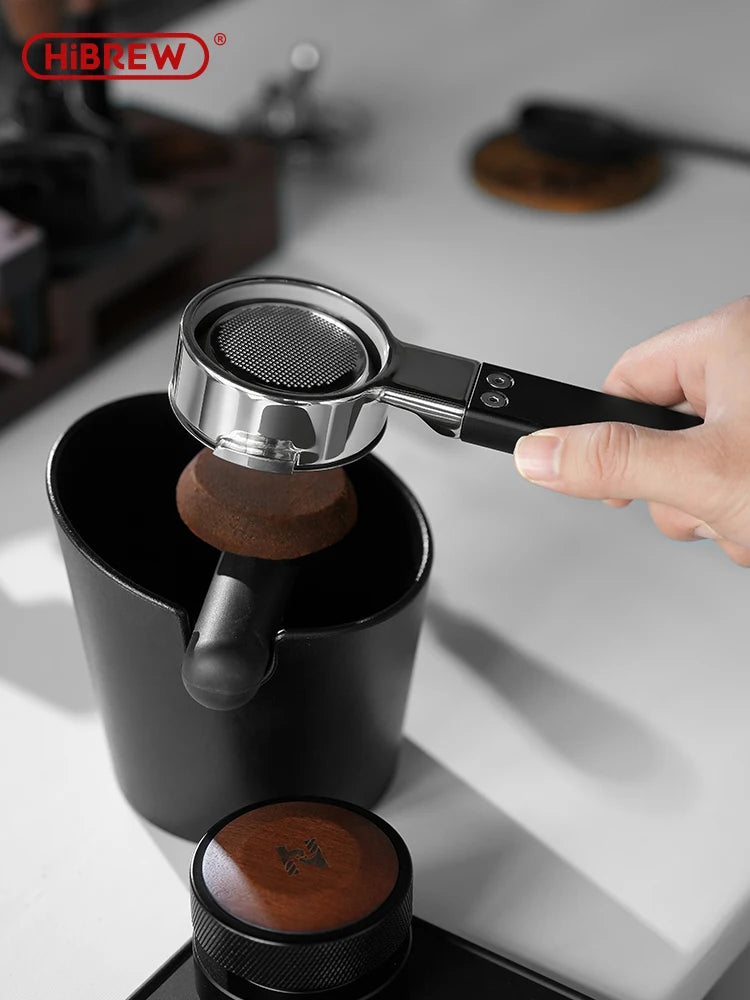 HiBREW V61 58MM Espresso Bottomless Portafilter 2in1 Double Spout with Filter Basket For H21 Espresso Machine