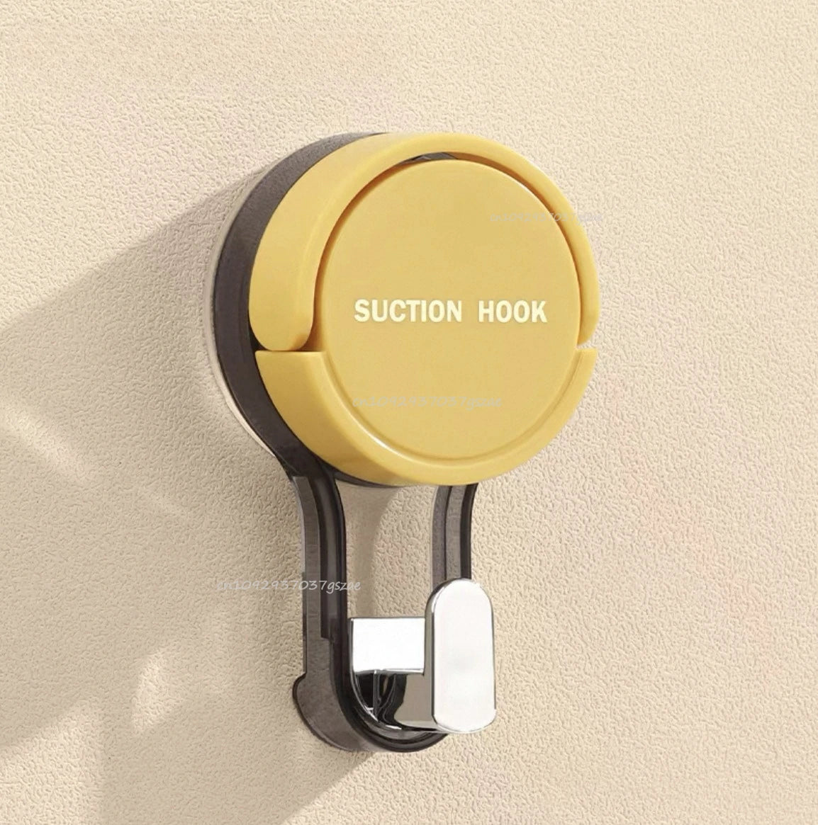 Vacuum Suction Hook Traceless No-Drilling Strong Hold Reusable Waterproof for Bathroom Kitchen Office Door Back Toilet Area