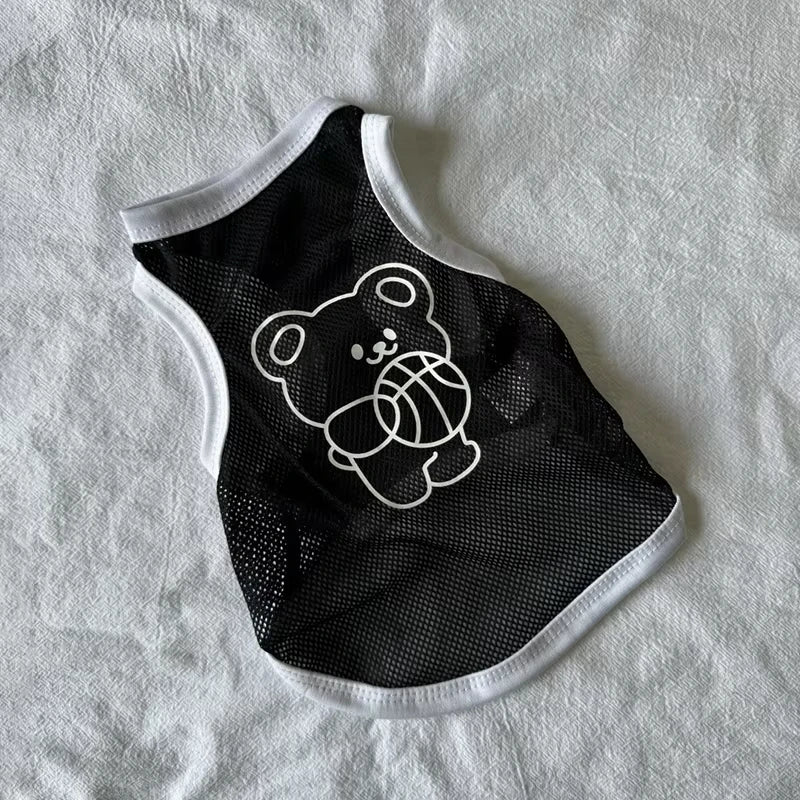 Summer Dog Mesh Clothes Breathable Pet Dog Vest Chihuahua French Bulldog clothing Puppy T-Shirt Dog Accessories