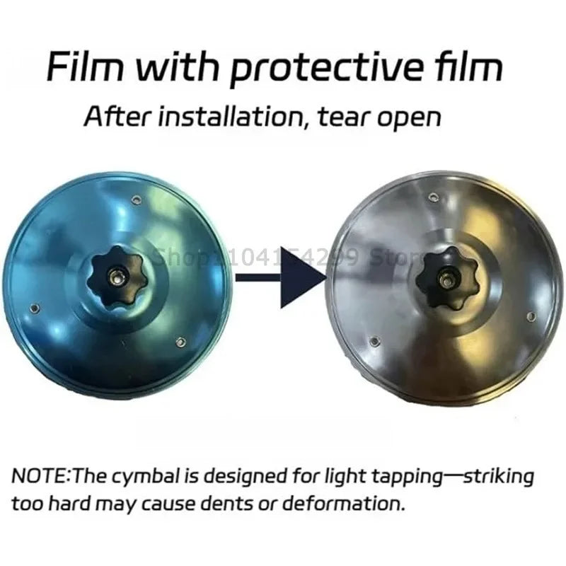 1/2P Cars Crash Cymbal Air Vent Mini Drum Car Hand-shooting Cymbals Car Drum Cymbal Air Vent Musical Instrument For Car Interior