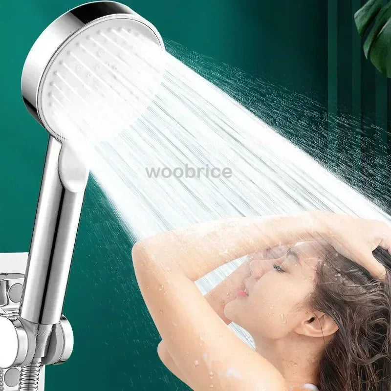 5 Modes Shower Head High Pressure Shower Head Water Saving  Adjustable High Pressure Shower Head Bathroom Accessories