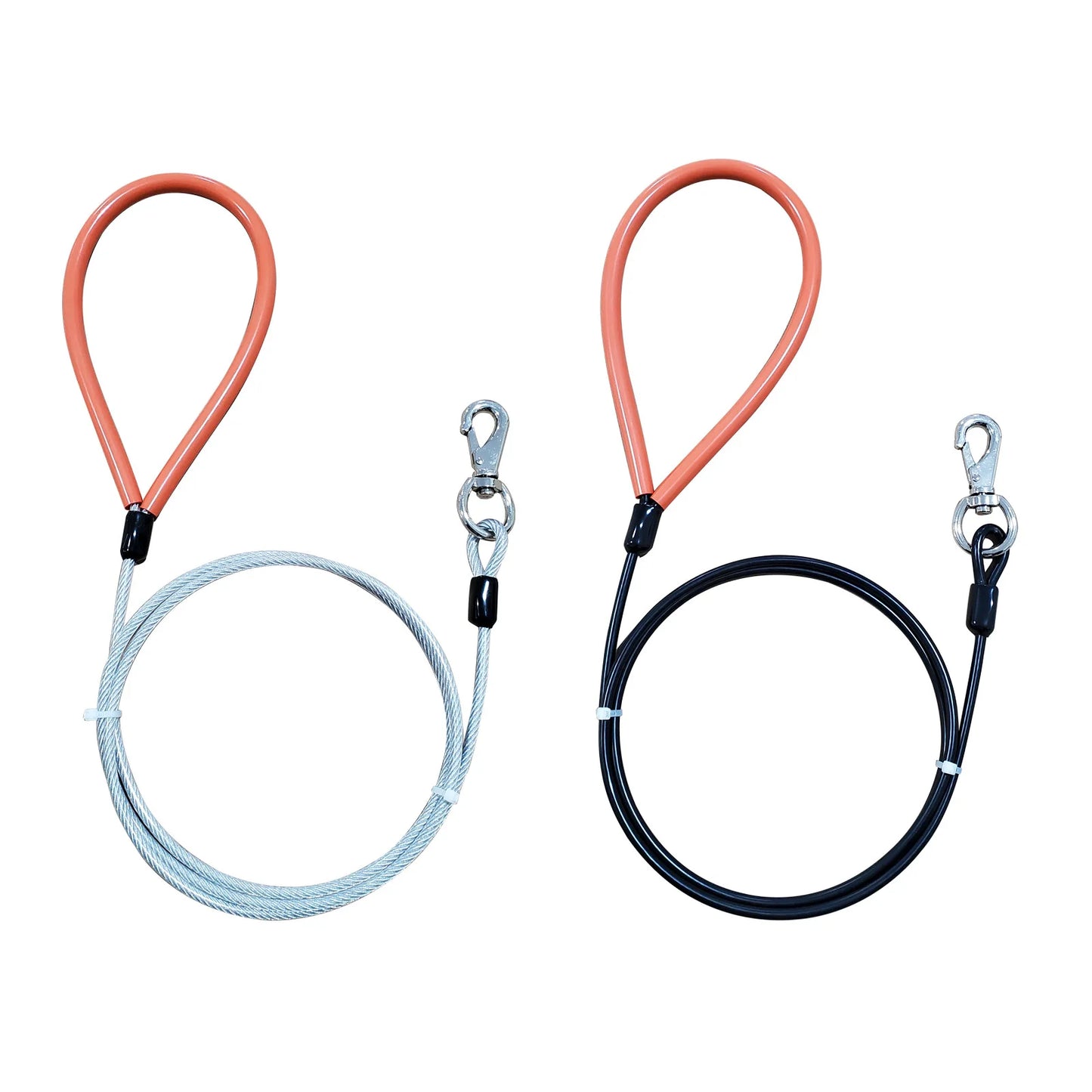 Dog Leash Steel Wire Dogs Chain Anti-Bite Leash for Dog Walking Traction Rope 200cm Long Chew Proof Dogs Leashes Pet Accessories