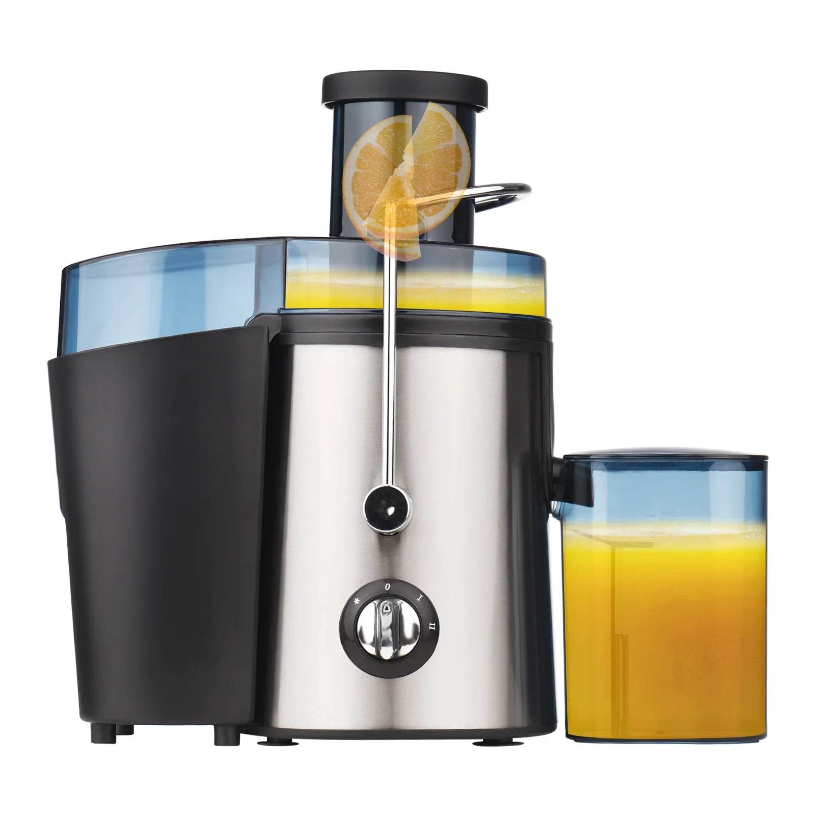 Swiitol Juicer Household Large Caliber Electric Stainless Steel Body 800W High Power Strong Fruit and Vegetable Extractor - Quality Shopping Centre