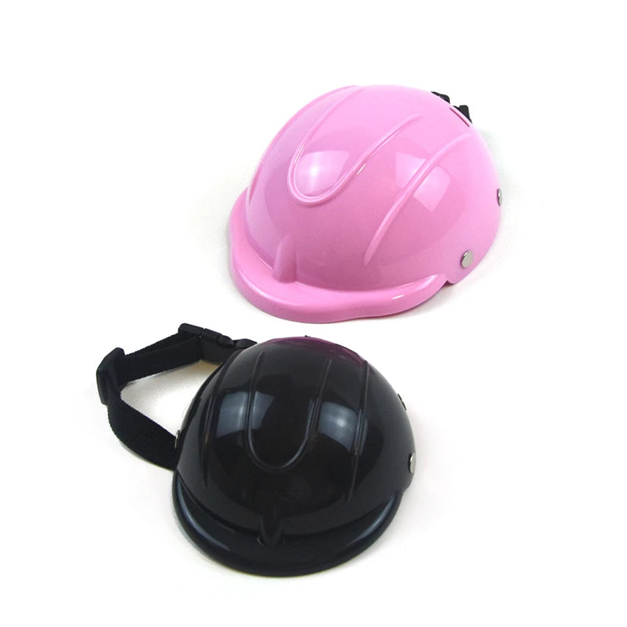 Pet Dog Safety Helmet Adjustable Cat Bicycle Motorcycle Helmet Pet Headgear for Small Dogs Cats Dog Head Protection Pet Supplies