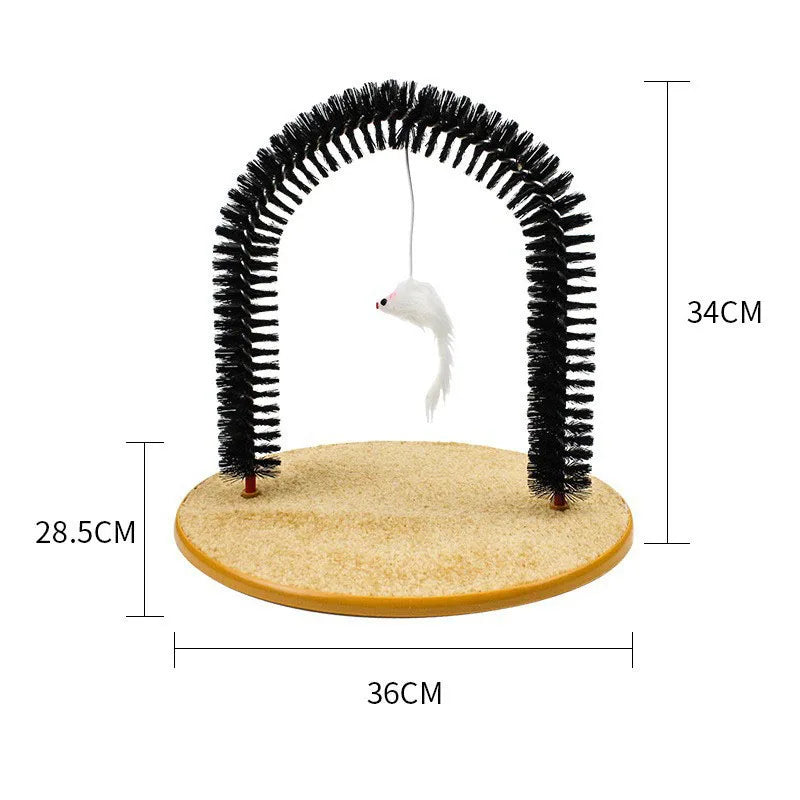 4-in-1 Cat Toy Multifunctional Cat Scratching Toys With Hanging Mouse For Cats Funny Kitten Toys Pet Supplies