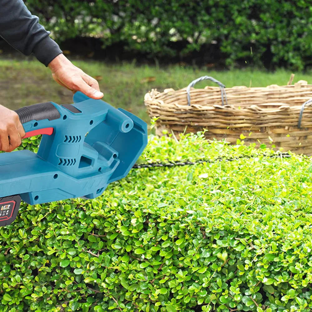 Taille-haie électrique ONEVAN 20 pouces, 3000 W, sans fil, scie d'élagage, tondeuse à gazon, outils de jardinage à batterie lithium-ion
