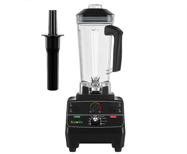 BioloMix 2200W Smart Timer Blender Features Pre Programmed Functions 2L BPA Free Container Perfect for Juicing Smoothies and Ice