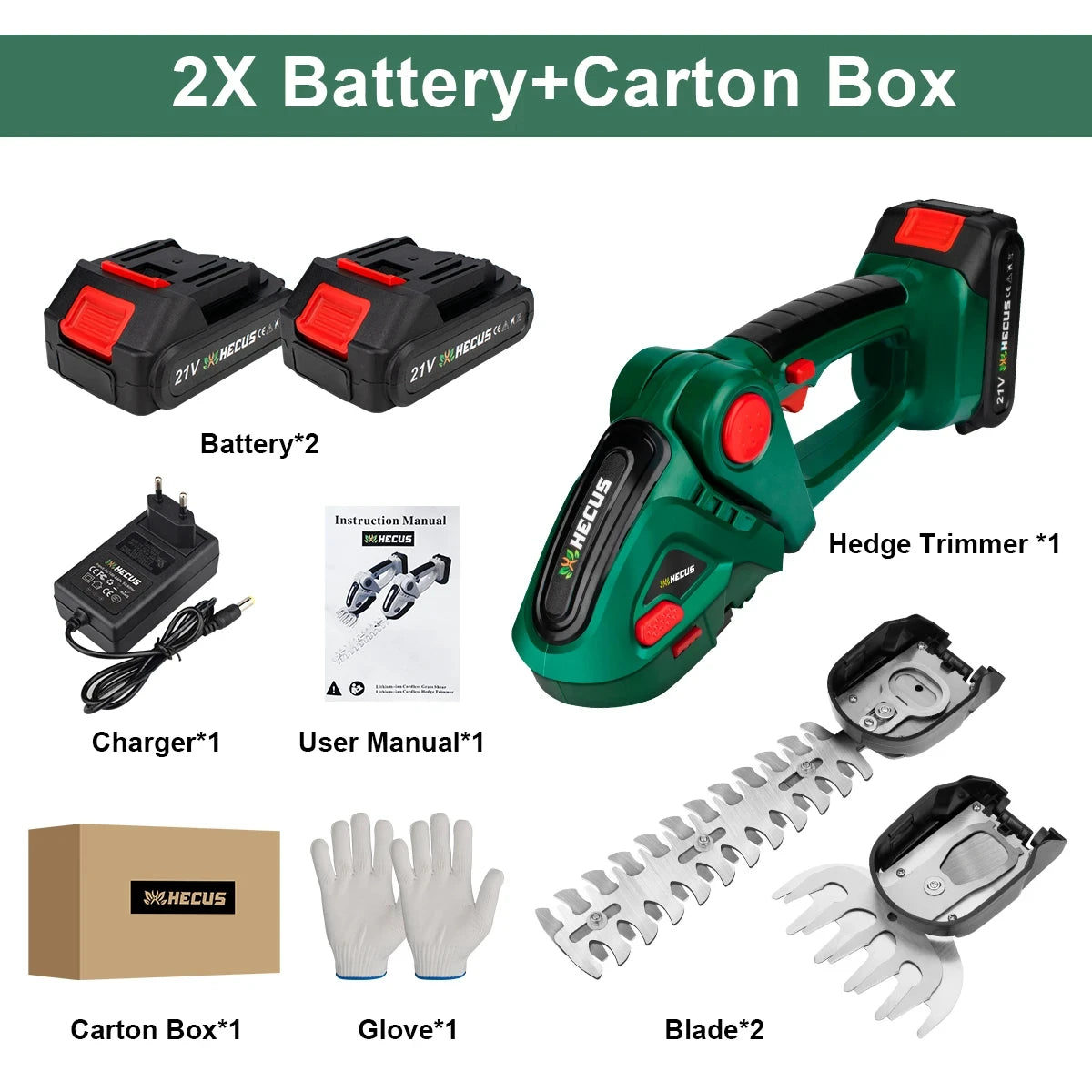 Taille-haies électrique 2 en 1 Gisam, 20 000 tr/min, tondeuse à gazon portative domestique, cisaille de jardin, outil électrique pour batterie Makita 18 V