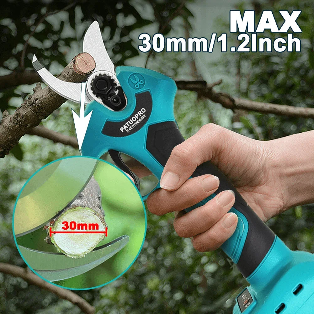 Borstelloze elektrische snoeischaar, draadloos en oplaadbaar, elektrische tuinschaar voor Makita 18V-accu