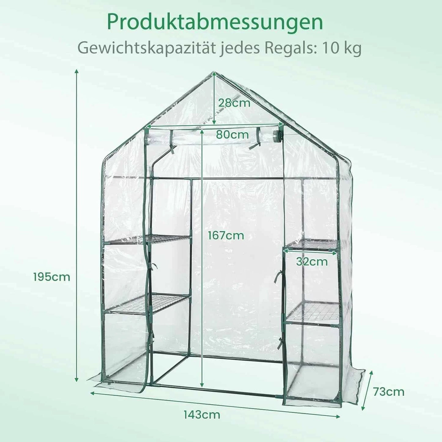 Greenhouse, Foil Greenhouse, Tomato House, Plant House, Foil House, Foil Tent , 143 x 73 x 195 cm