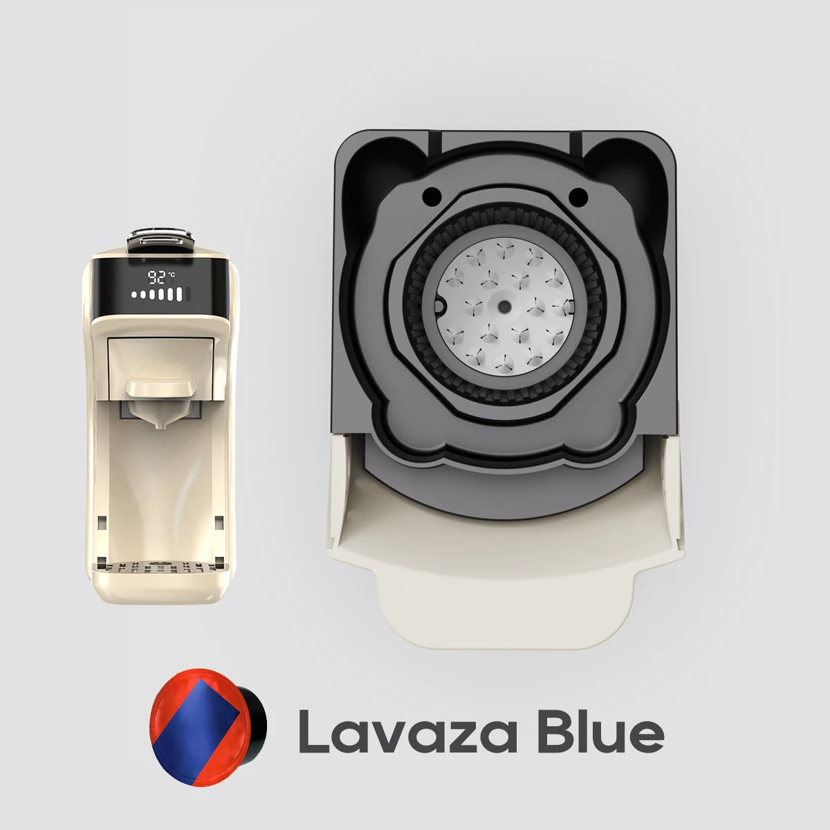 HiBREW H1B koffiemachine capsule-adaptersysteem onderdelen voor Nespresso of Dolce Gusto of gemalen koffie of ESE-pad of Caffitaly