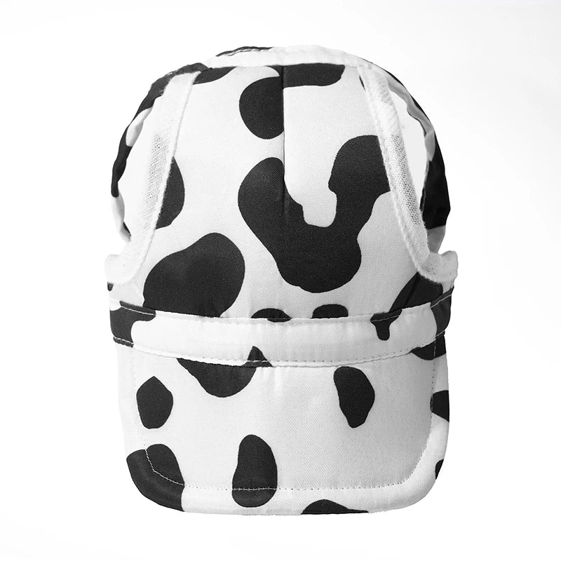 Adjustable Dog Baseball Cap Outdoor Sports Hat Soft Breathable Pet Sun Hat with Ear Holes Dog Parent-Child Hat Hiking
