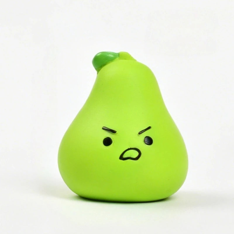 Pet Latex Toy Lemon, Mango, Pear - Dog Chew Toy, Bite-Resistant, Squeaky, for Puppies Small Dogs, Teething Cleaning