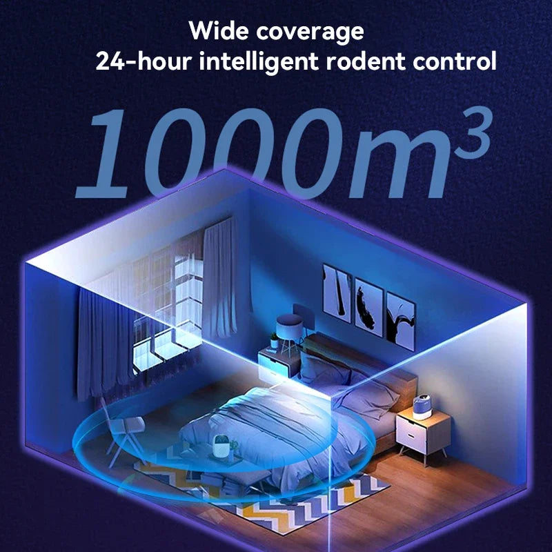 2026 AI Ultrasonic Rat and Mosquito Repellent for Home and Bedroom - Improve Sleep with Intelligent Acoustic Pulse Technology