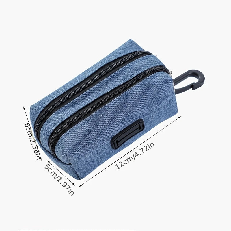 Portable Dog Poop Bag Holder Multifunctional Pet Waste Bag Dispenser Pet Treat Bags Cleaning Tools Dog Accessories
