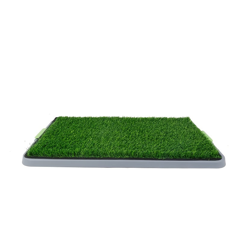 Medium to Large Artificial Grass Dog Pee Pad - Leak-Proof, Splash-Resistant Potty Training Mat with Tray Set, Super Absorbent Solution for Urine Spills - Quality Shopping Centre