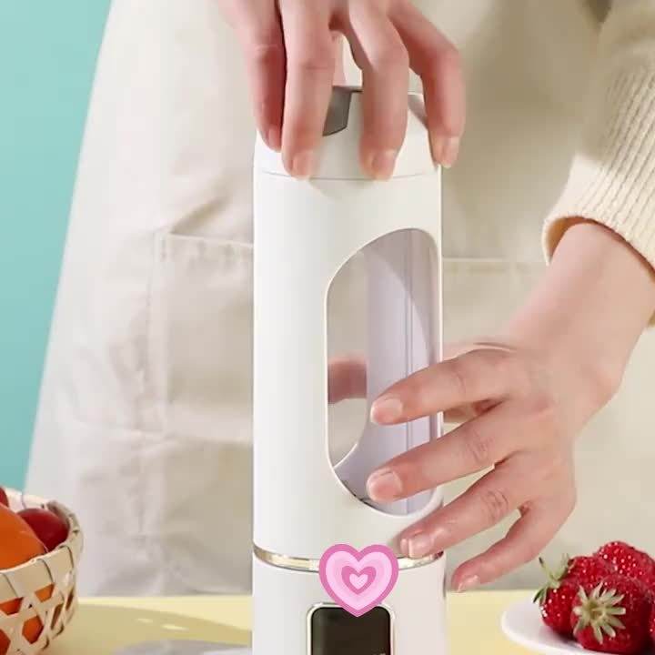 Aisutha Multifunctional Portable Juicer Cup with 450ml Capacity USB Charging Home, Outdoor Travel Can Be Used At Any Time Powerful Dual-power Motor Juicer Compact Design Fresh Drink, Can Be Used As Christmas, New Year Gift - Quality Shopping Centre