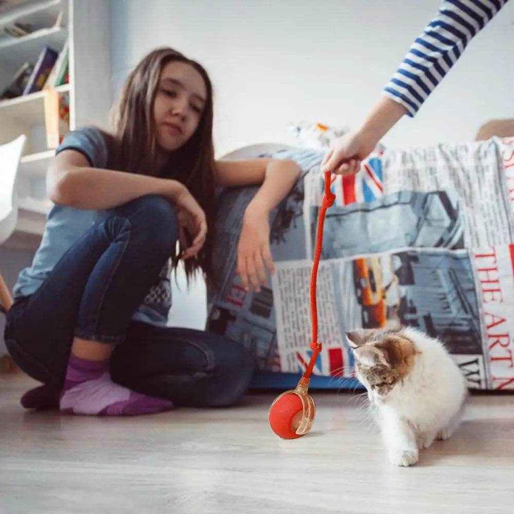 Automatic Rolling Ball Toy For Cat Electric Cat Toy Rolling Ball Pet Electric Toy Cat Training Imitate rats Indoor Playing Toys - Quality Shopping Centre