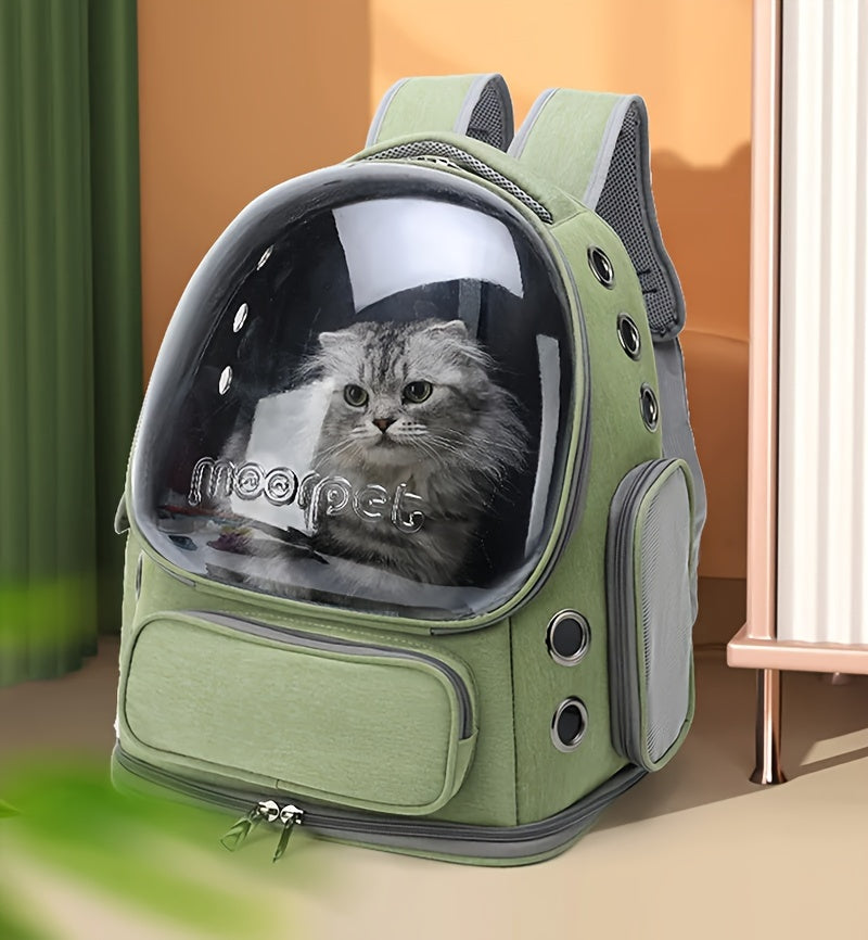 Transparent Cat Carrier - Outdoor Travel Backpack for Cats & Small Dogs, Breathable Pet Supplies - Quality Shopping Centre