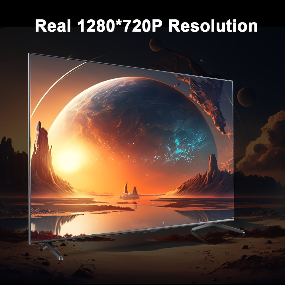 Magcubic HY300 Pro Mini Projector, 720P HD Native Resolution, 260ANSI Lumens, 16:9 Aspect Ratio, Table Mount, Remote Control, Wi-Fi & Wireless 5.0, 4K Auto Correction, Android 11.0, Allwinner H713, EU Plug, 220-240V Power Sup