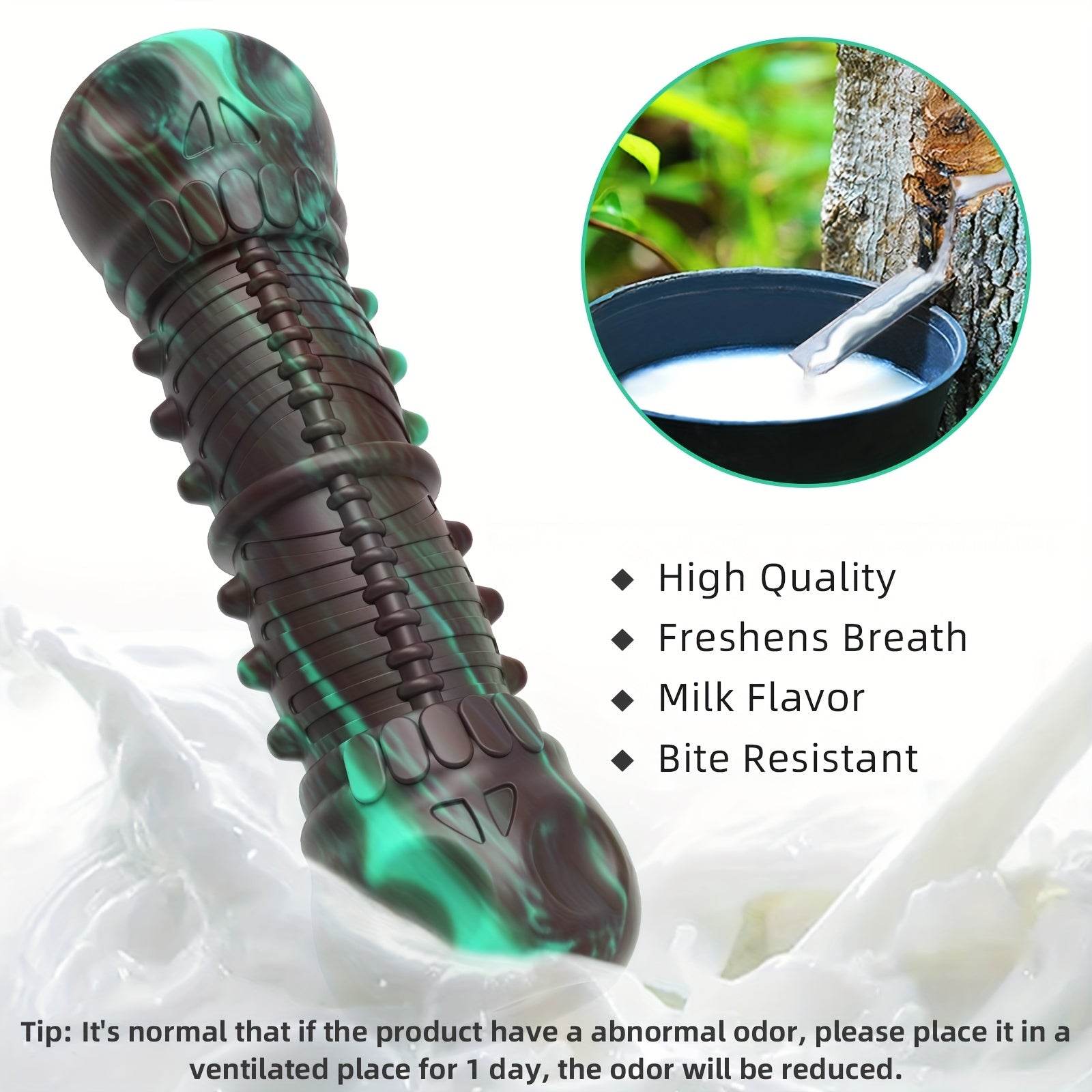 Dog Toys, Indestructible Tough Squeaky Dog Chew Toy Toothbrush Dental Care Supply - Quality Shopping Centre