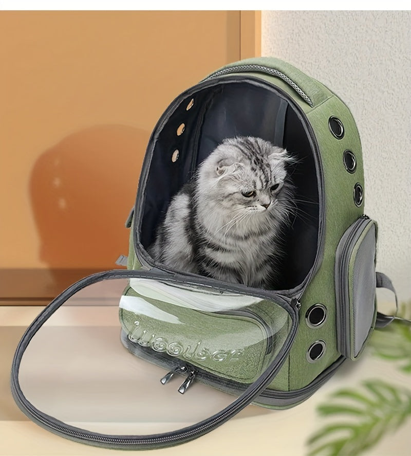 Transparent Cat Carrier - Outdoor Travel Backpack for Cats & Small Dogs, Breathable Pet Supplies - Quality Shopping Centre