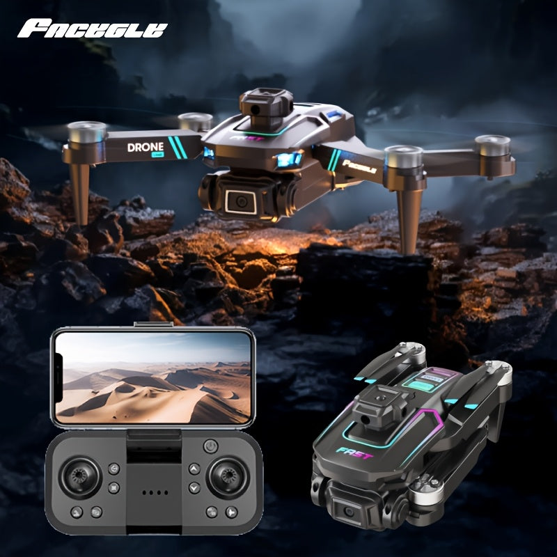 FACEGLE LU60 HD Dual Camera Drone with Dual Batteries - Beginner-Friendly, Obstacle Avoidance & Optical Flow, Perfect for Indoor/Outdoor Use, Ideal Gift for Holiday season, Autumn Festival, Thanksgiving