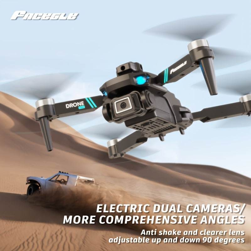 FACEGLE LU60 HD Dual Camera Drone with Dual Batteries - Beginner-Friendly, Obstacle Avoidance & Optical Flow, Perfect for Indoor/Outdoor Use, Ideal Gift for Holiday season, Autumn Festival, Thanksgiving - Quality Shopping Centre