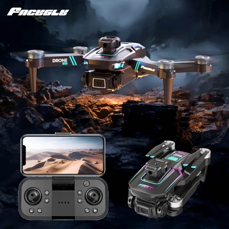 FACEGLE LU60 HD Dual Camera Drone with Dual Batteries - Beginner-Friendly, Obstacle Avoidance & Optical Flow, Perfect for Indoor/Outdoor Use, Ideal Gift for Holiday season, Autumn Festival, Thanksgiving - Quality Shopping Centre