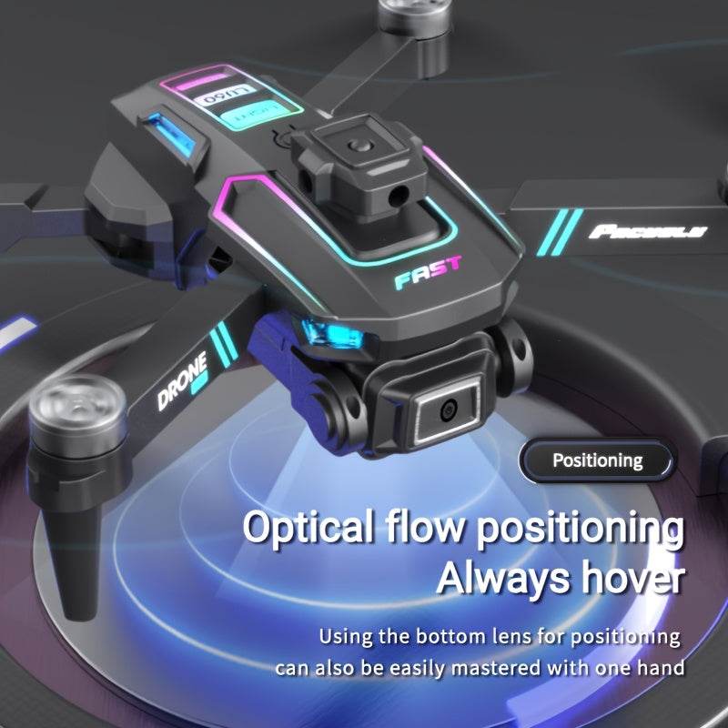 FACEGLE LU60 HD Dual Camera Drone with Dual Batteries - Beginner-Friendly Obstacle Avoidance & Optical Flow Perfect
