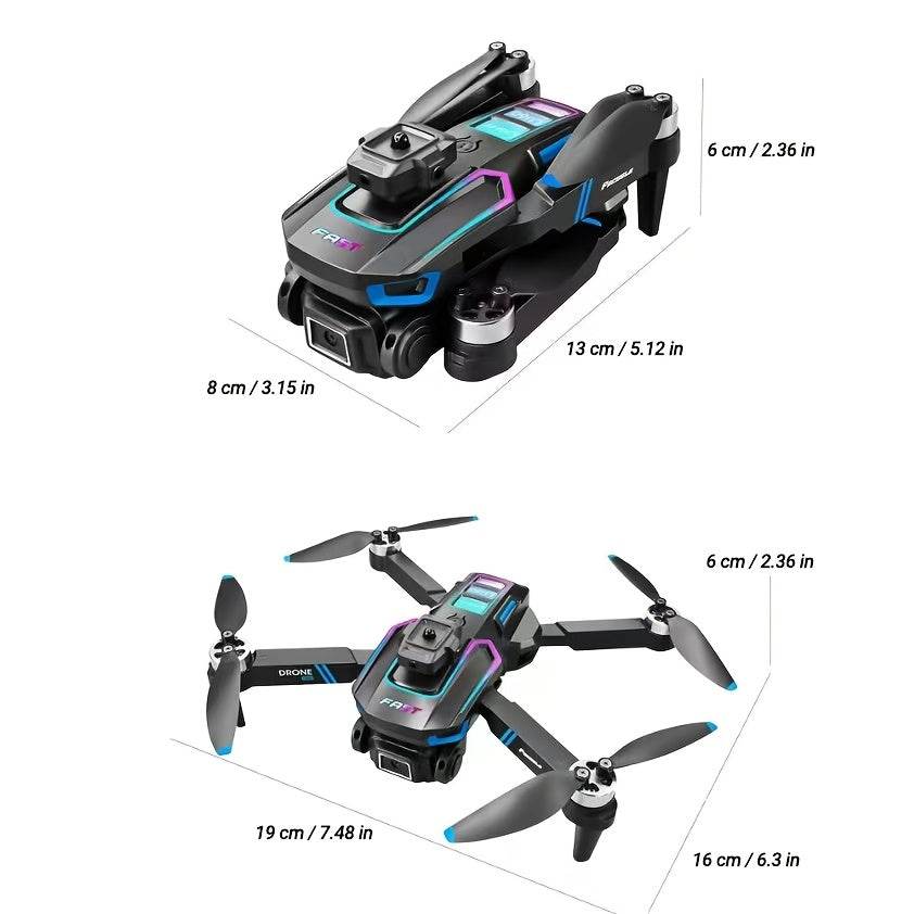 FACEGLE LU60 HD Dual Camera Drone with Dual Batteries - Beginner-Friendly, Obstacle Avoidance & Optical Flow, Perfect for Indoor/Outdoor Use, Ideal Gift for Holiday season, Autumn Festival, Thanksgiving - Quality Shopping Centre