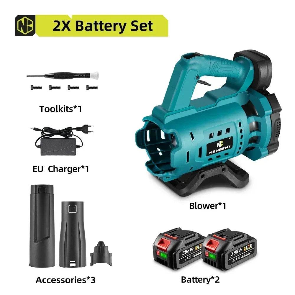 High Powerful Cordless Electric Air Blower Speed Adjustable Efficient Leaf Snow Dust Cleaning Blower Tool For Makita 18V Battery - Quality Shopping Centre
