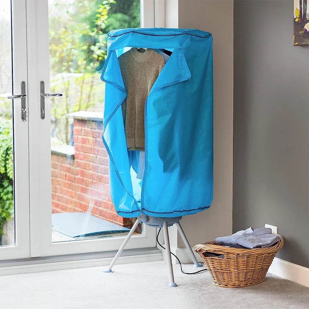 Home Clothing Dryer Electric Portable Clothes Dryer 220V EU Plug Baby Clothes Quick Dryer Machine with 180Min Timer - Quality Shopping Centre