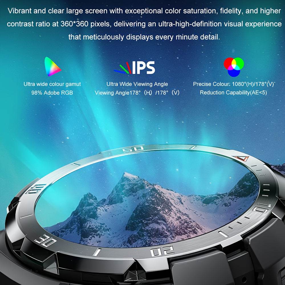 LONZERUI 3.53 cm High-Definition Display Smart Watch for Men, Built-In TWS Wireless Headphones, The New 2-In-1 Smart Watch for Quick And Easy to Answer Calls And Listen to Music One-Click Control Music Playback And Call Avail - Quality Shopping Centre