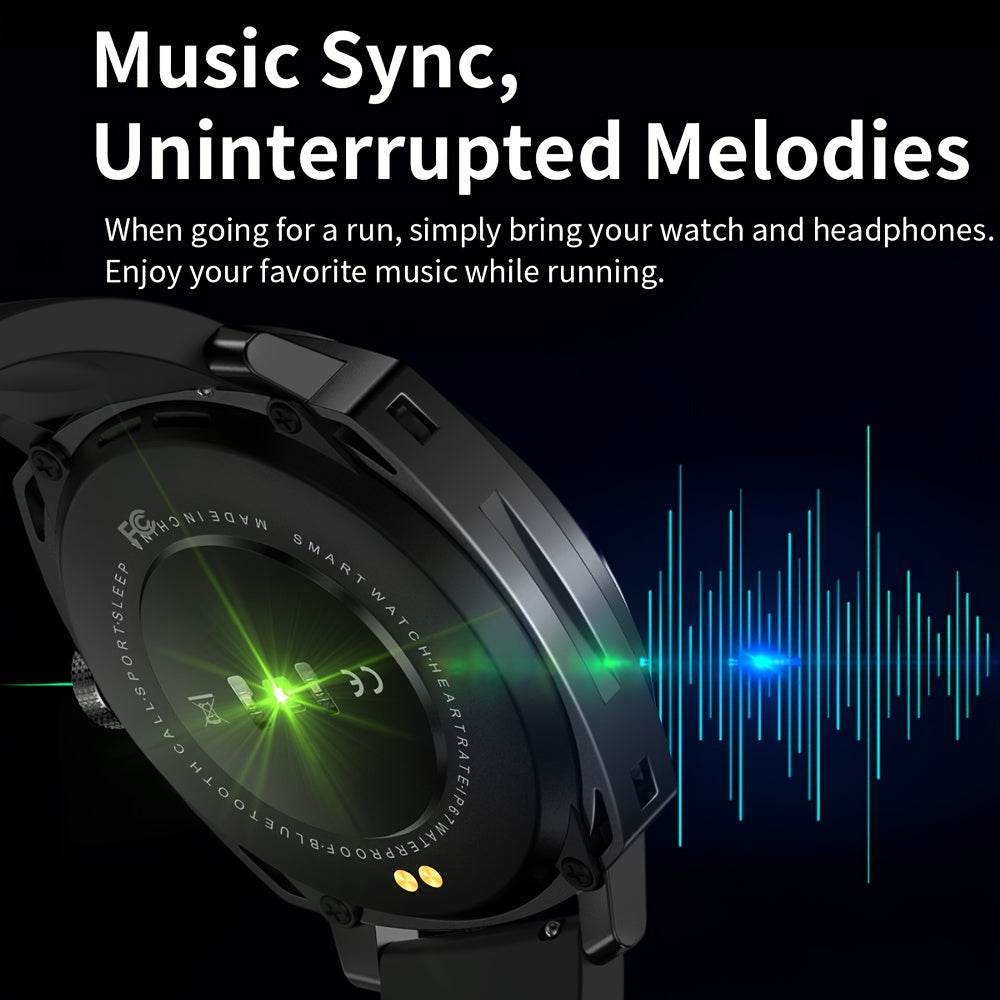 LONZERUI 3.53 cm High-Definition Display Smart Watch for Men, Built-In TWS Wireless Headphones, The New 2-In-1 Smart Watch for Quick And Easy to Answer Calls And Listen to Music One-Click Control Music Playback And Call Avail - Quality Shopping Centre