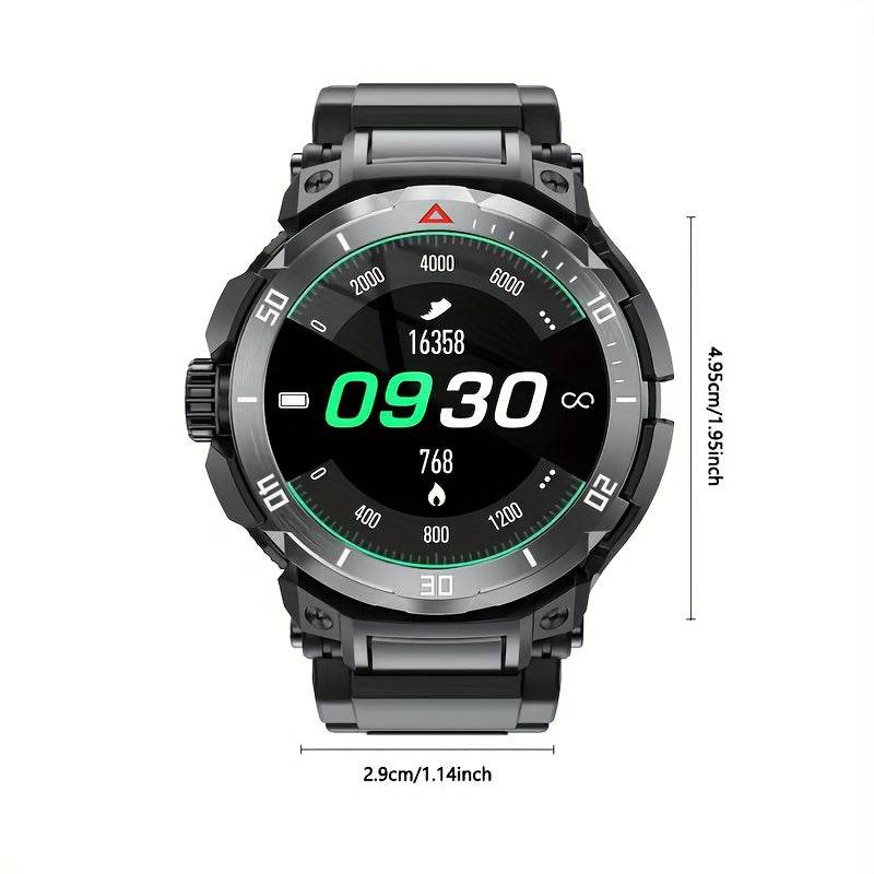 LONZERUI 3.53 cm High-Definition Display Smart Watch for Men, Built-In TWS Wireless Headphones, The New 2-In-1 Smart Watch for Quick And Easy to Answer Calls And Listen to Music One-Click Control Music Playback And Call Avail - Quality Shopping Centre