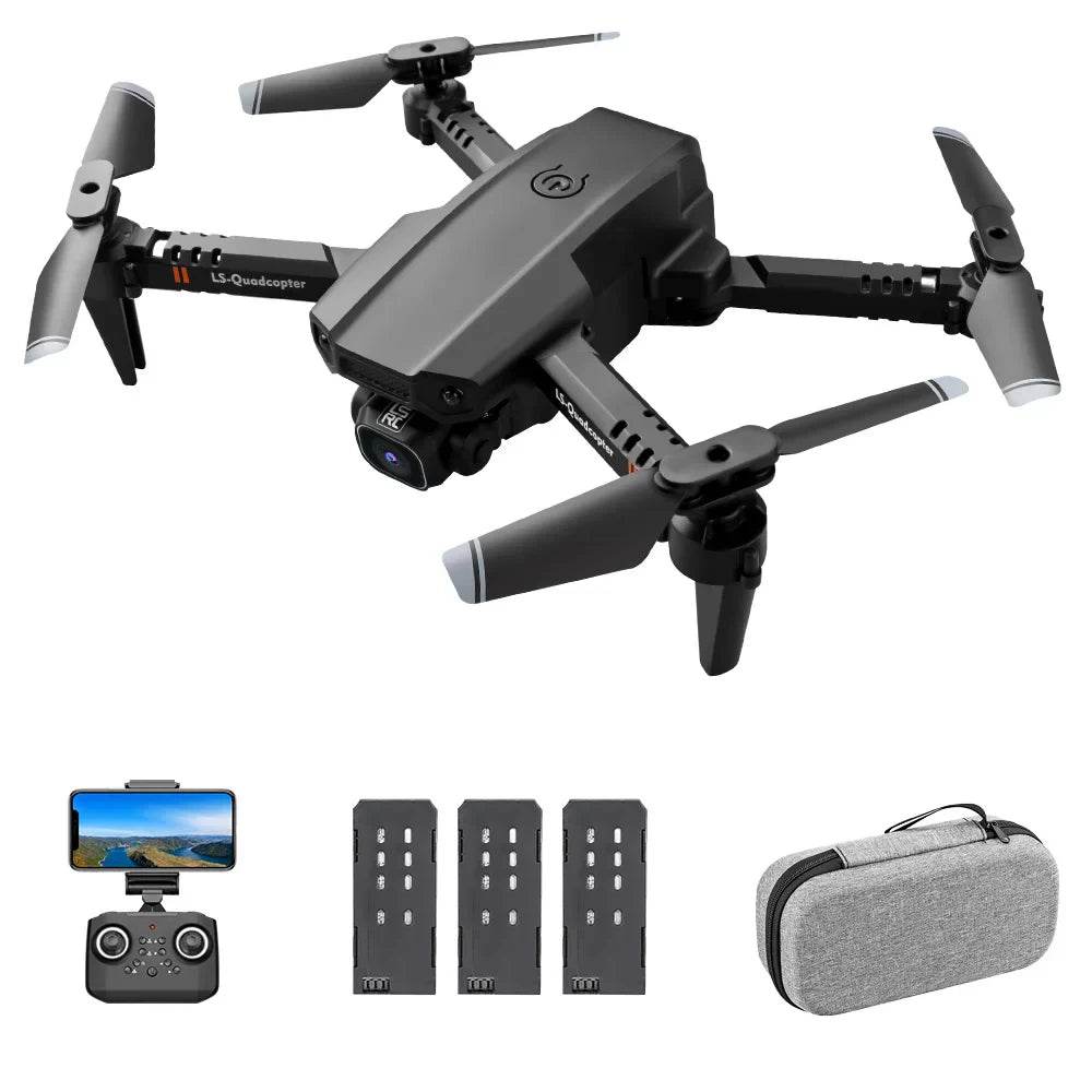 LS-XT6 RC Drone with Camera 4K Drone Dual Camera Track Flight Gravity Sensor Altitude Hold RC Quadcopter for Adults Kids - Quality Shopping Centre