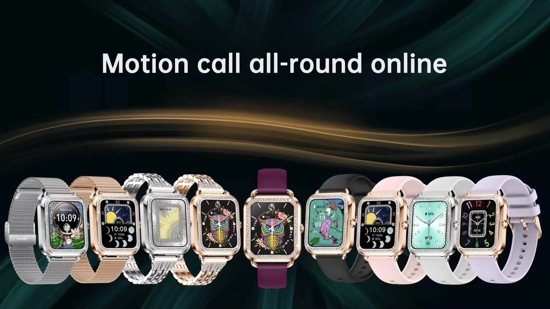 Luxury Stainless Steel Smart Watch For Women 200+ Free Watch Faces Multiple Sports Modes Activity Sleep Monitor Pedometer Lady Smartwatch For Ios Android, Best Gifts For Girlfriend, Mother, Wife, Sister - Quality Shopping Centre