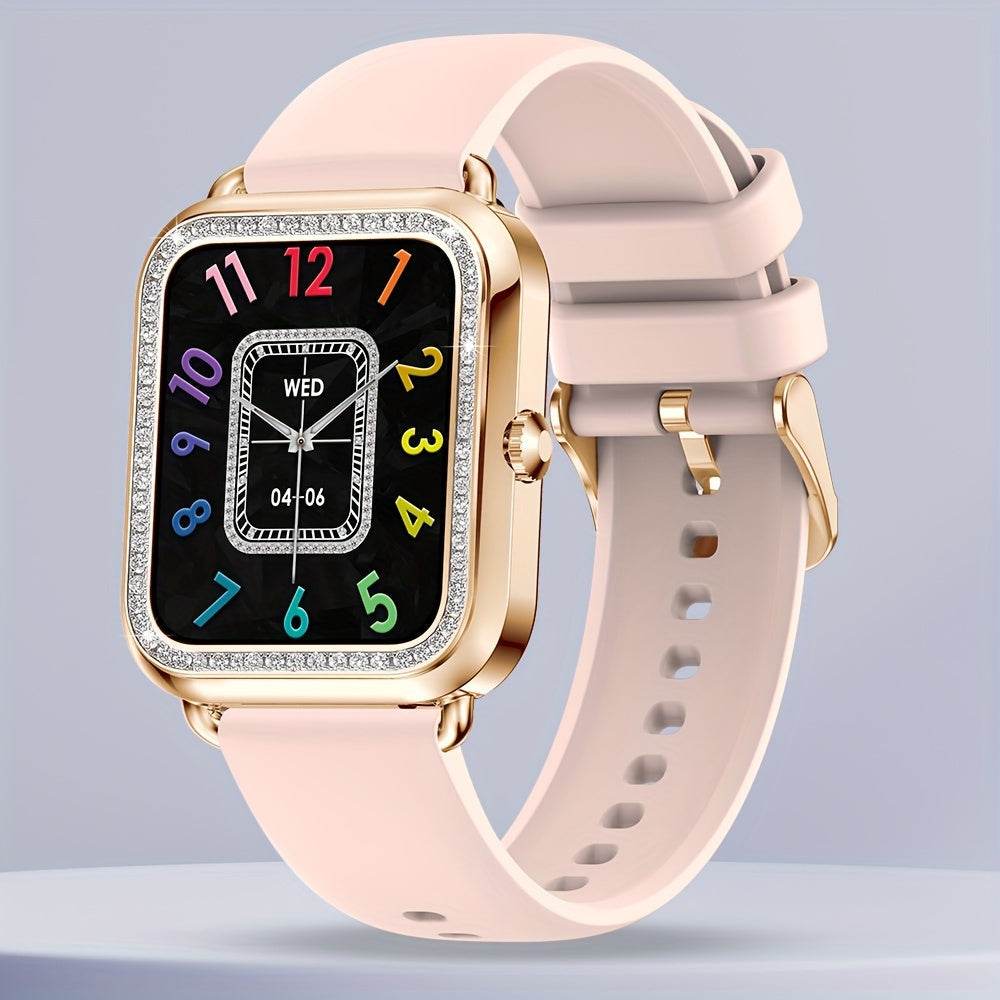Luxury Stainless Steel Smart Watch For Women 200+ Free Watch Faces Multiple Sports Modes Activity Sleep Monitor Pedometer Lady Smartwatch For Ios Android, Best Gifts For Girlfriend, Mother, Wife, Sister - Quality Shopping Centre