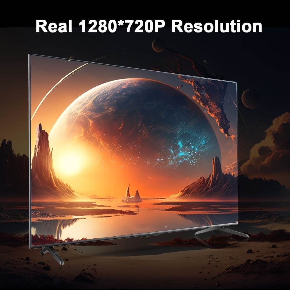 Magcubic HY300 Pro Mini Projector, 720P HD Native Resolution, 260ANSI Lumens, 16:9 Aspect Ratio, Table Mount, Remote Control, Wi-Fi & Wireless 5.0, 4K Auto Correction, Android 11.0, Allwinner H713, EU Plug, 220-240V Power Sup - Quality Shopping Centre