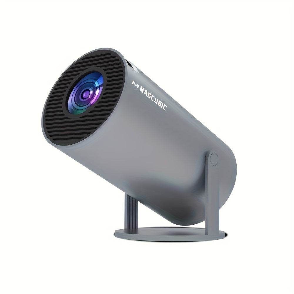 Magcubic HY300 Pro Mini Projector, 720P HD Native Resolution, 260ANSI Lumens, 16:9 Aspect Ratio, Table Mount, Remote Control, Wi-Fi & Wireless 5.0, 4K Auto Correction, Android 11.0, Allwinner H713, EU Plug, 220-240V Power Sup - Quality Shopping Centre